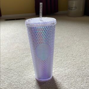 Starbucks Purple Tumbler with Straw